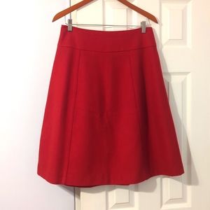 J Crew lambswool a-line skirt